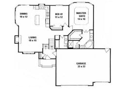 Floor plan for #1270