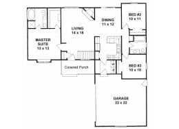 Floor plan for #1271