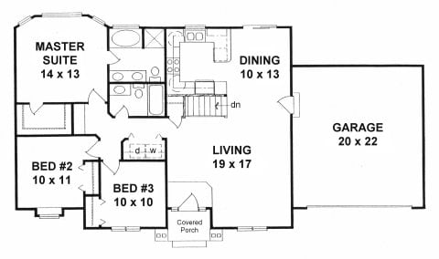 First Floor plan for #1272