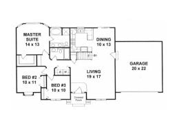 Floor plan for #1272