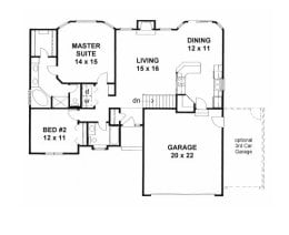 Floor plan for #1273