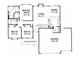 Floor plan for #1275