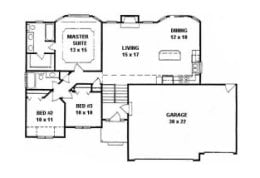 Floor plan for #1280