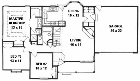 First Floor plan for #1281