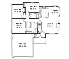 Floor plan for #1282