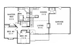 Floor plan for #1283
