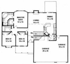 Floor plan for #1286