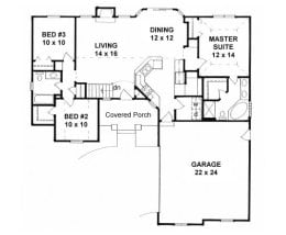 Floor plan for #1307