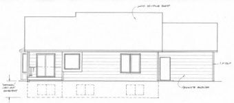 Elevation 1 for Plan #1309