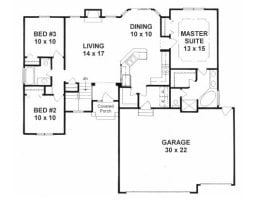 Floor plan for #1315