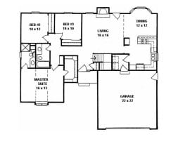 Floor plan for #1324