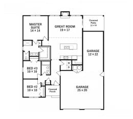 Floor plan for #1329