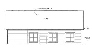 Elevation 1 for Plan #1329