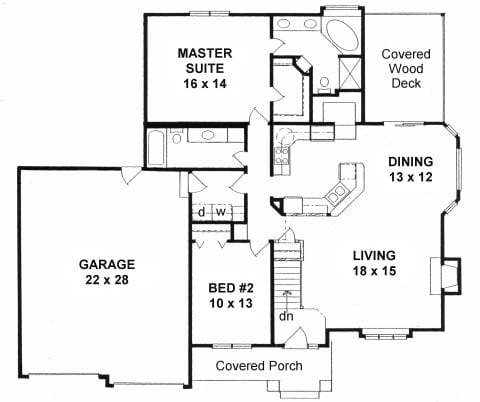 First Floor plan for #1333