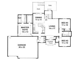 Floor plan for #1336