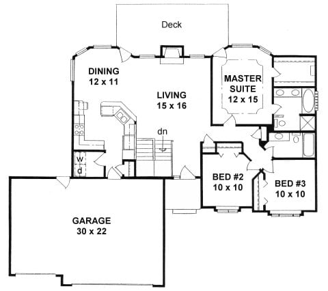 First Floor plan for #1339