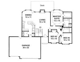 Floor plan for #1339