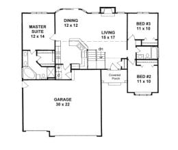 Floor plan for #1341