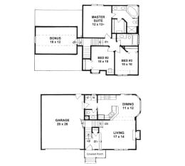 Floor plan for #1343