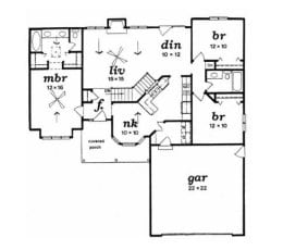 Floor plan for #1344