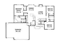 Floor plan for #1357