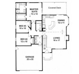 Floor plan for #1367