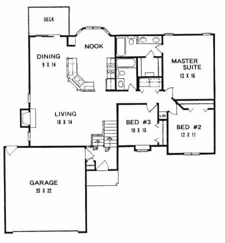 First Floor plan for #1374