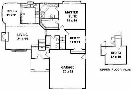 First Floor plan for #1384