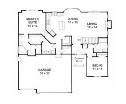 Floor plan for #1387