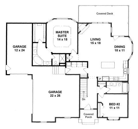 First Floor plan for #1392