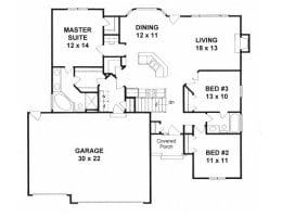 Floor plan for #1396