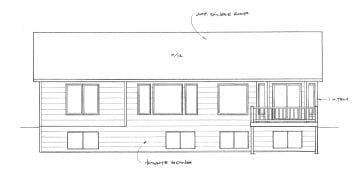 Elevation 1 for Plan #1400