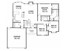 Floor plan for #1406