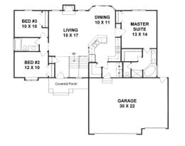 Floor plan for #1417