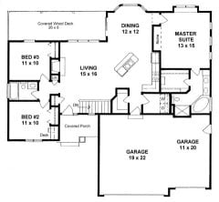 Floor plan for #1418