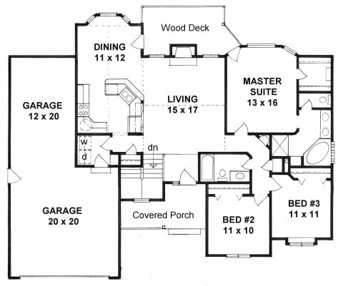 First Floor plan for #1420