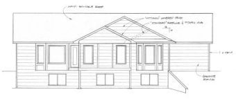 Elevation 1 for Plan #1420