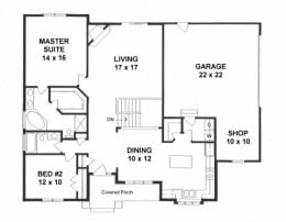 Floor plan for #1425