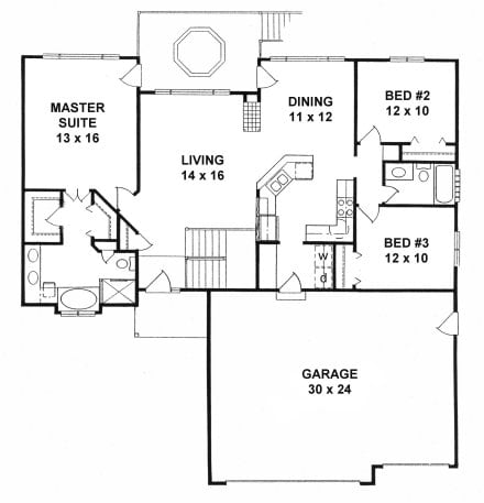 First Floor plan for #1427