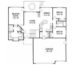 Floor plan for #1427