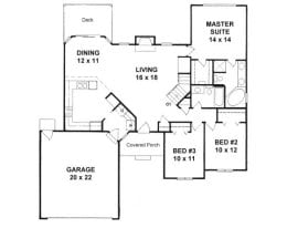 Floor plan for #1439
