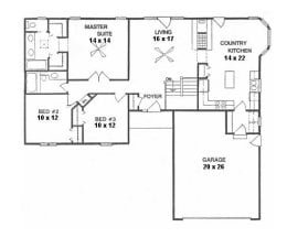 Floor plan for #1440