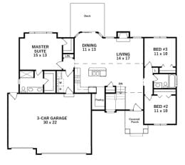 Floor plan for #1442