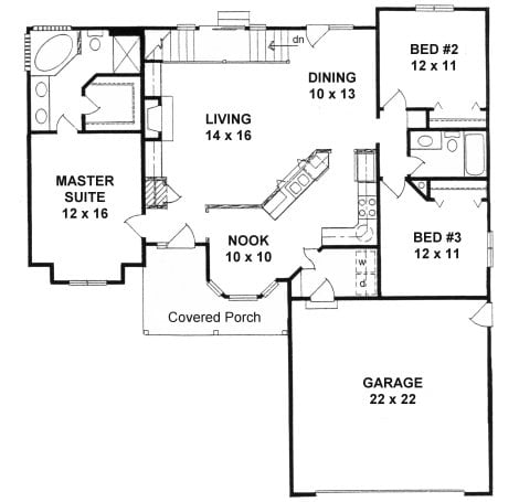 First Floor plan for #1445