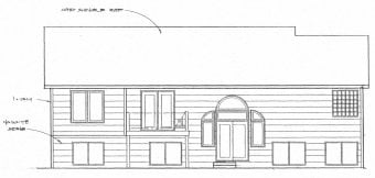 Elevation 1 for Plan #1445