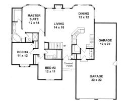 Floor plan for #1449