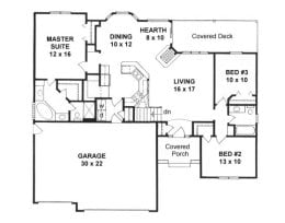 Floor plan for #1451