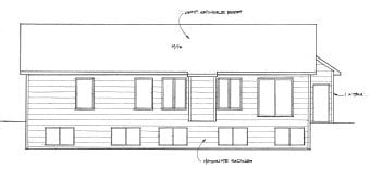 Elevation 1 for Plan #1458