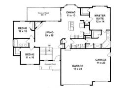 Floor plan for #1460