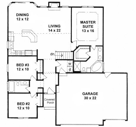 First Floor plan for #1461